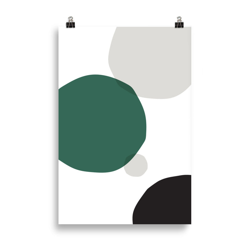 GREEN CIRCLES Poster