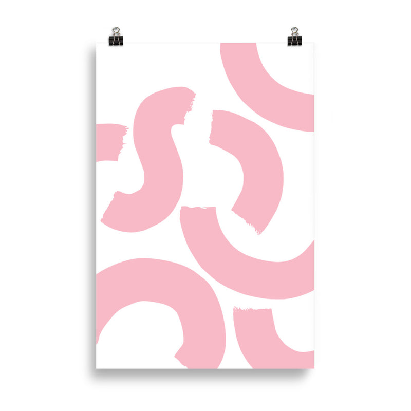 PINK SQUIGGLE Poster