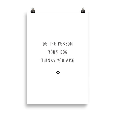 BE THE PERSON Poster