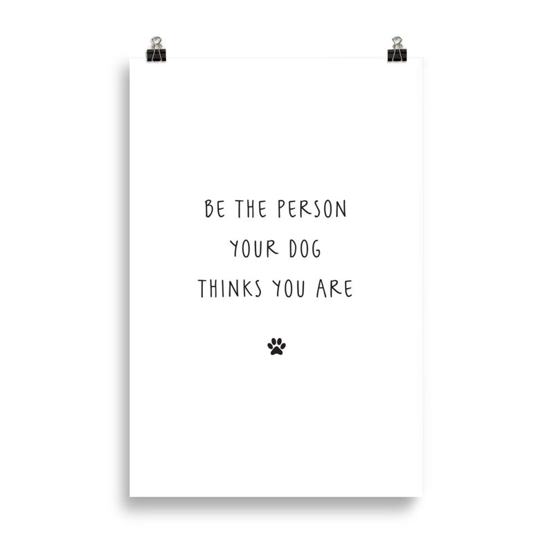 BE THE PERSON Poster