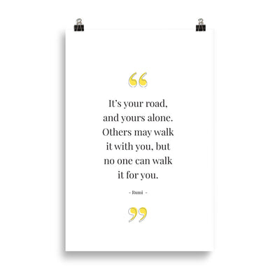YOUR ROAD Poster