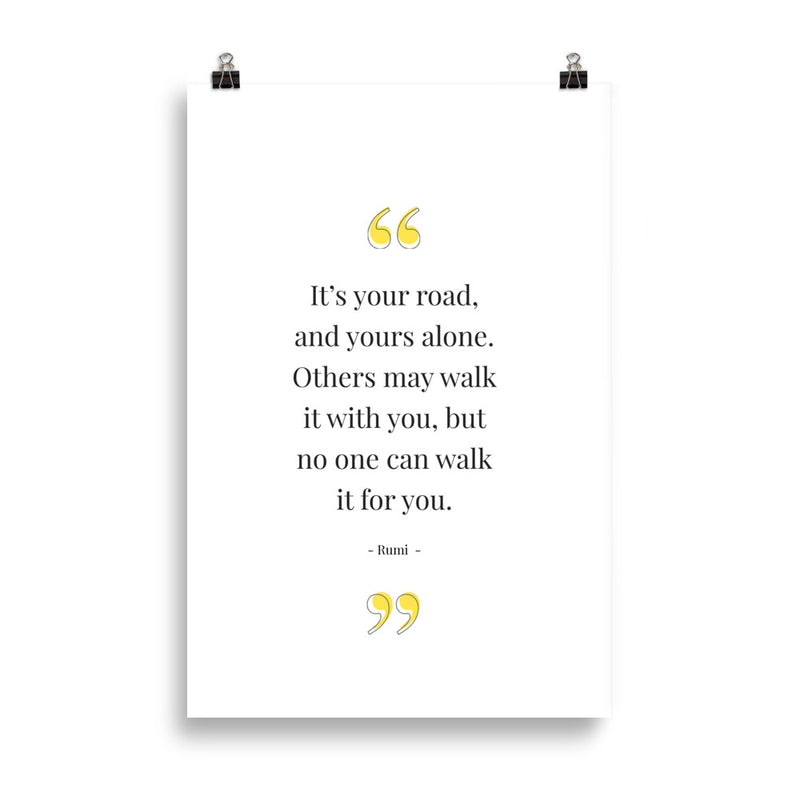 YOUR ROAD Poster