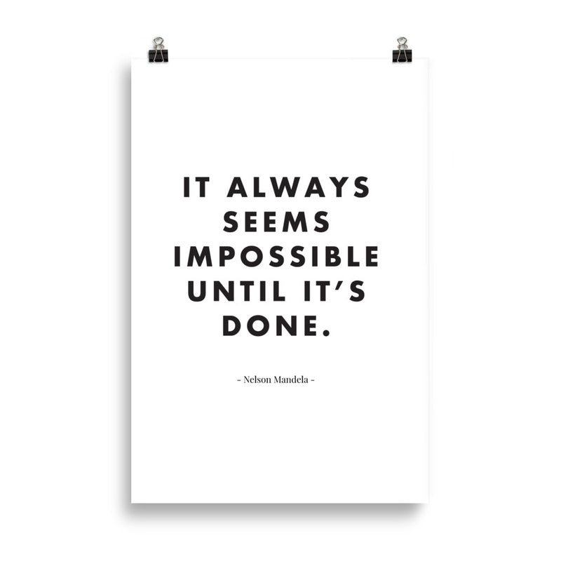 IMPOSSIBLE Poster