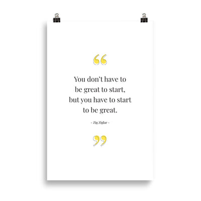 START Poster