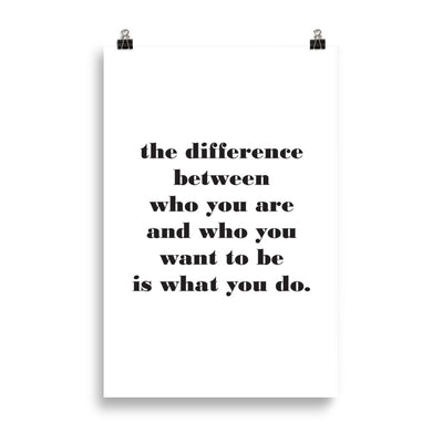 THE DIFFERENCE Poster