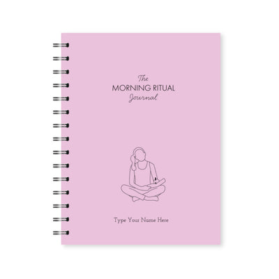 A5 Spiral Journal - Morning Ritual - Pink