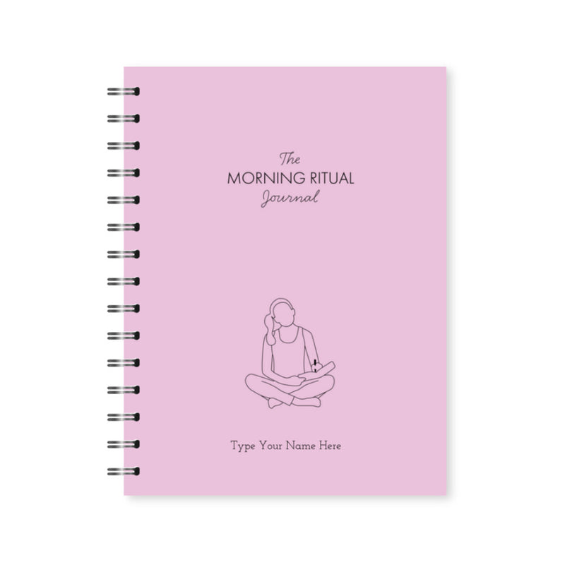 A5 Spiral Journal - Morning Ritual - Pink
