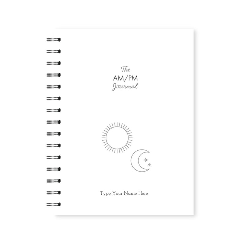 A5 Spiral Journal - Morning Ritual - White