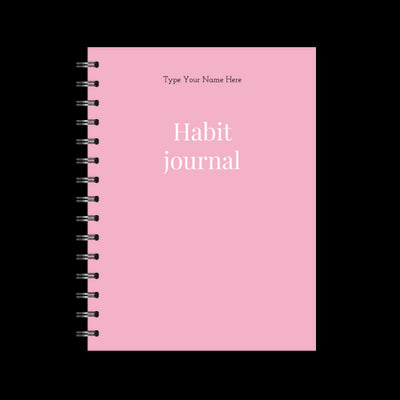 A5 Spiral Journal - Habit - Pink