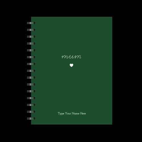 A5 Spiral Journal - Mum - Forest