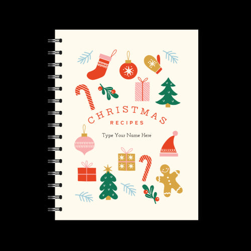 A5 Spiral Recipe Journal - Christmas - Jolly