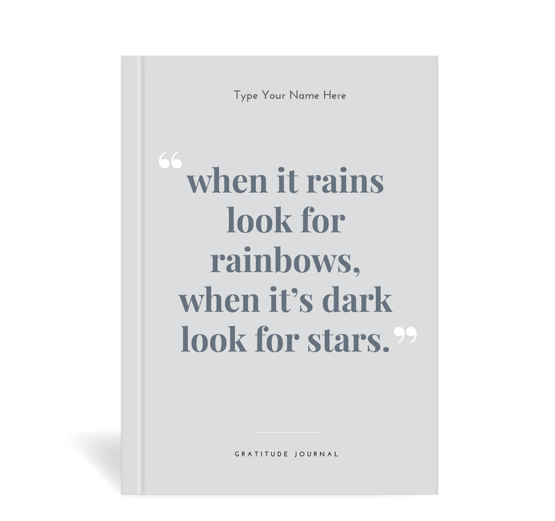 A5 Journal - Gratitude - Grey