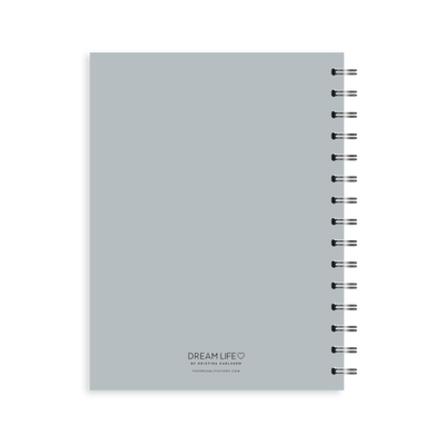A5 2023 Spiral Vertical Weekly Diary – Grey