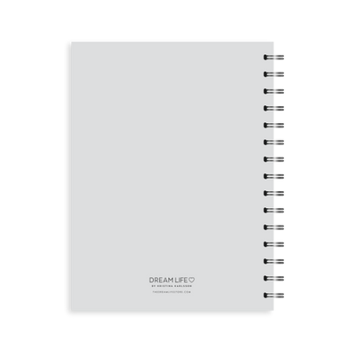 A5 Spiral Journal - Gratitude - Grey