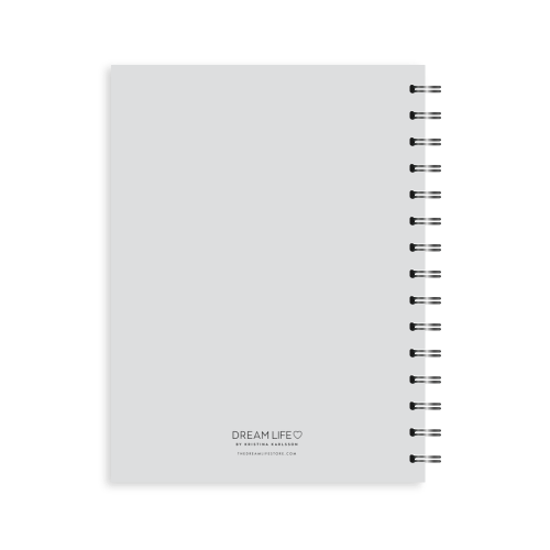 A5 Spiral Journal - Gratitude - Grey