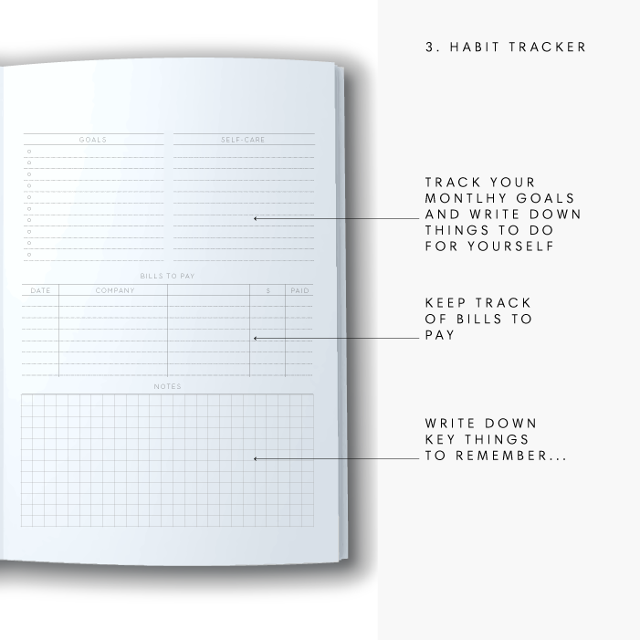 A5 2023 Vertical Weekly Diary - Blue