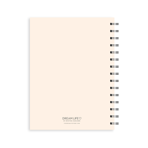 A5 2023 Spiral Wellbeing Diary - Blush