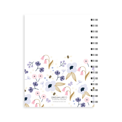 A5 2023 Spiral Week to a Page Diary - Spring - Lilac
