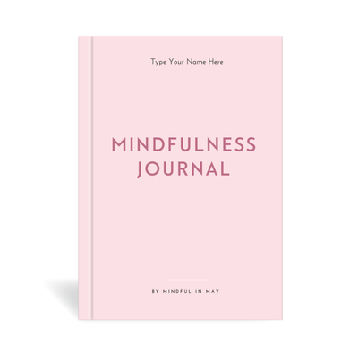 A5 Journal - Mindful in May - Pale pink