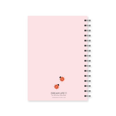 A5 Spiral Journal - My Friends - Pink