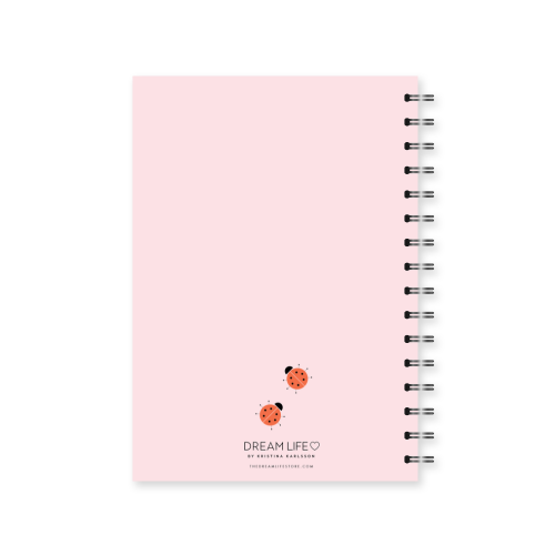 A5 Spiral Journal - My Friends - Pink