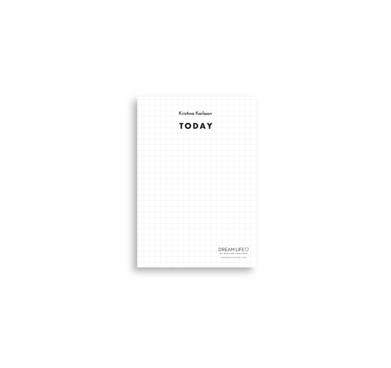 A6 Notepad - Today - Grid
