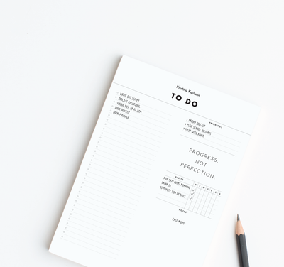 A4 To Do Notepad - Minimal