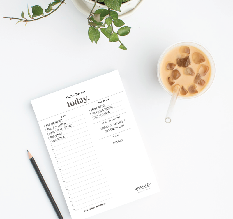 A5 Daily Wellbeing Notepad - Minimal