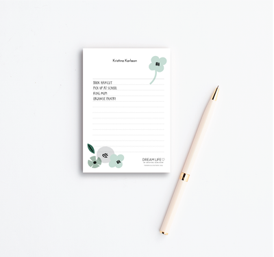 A6 Notepad - Summer - Green