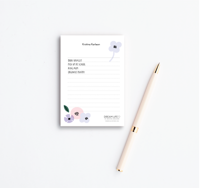 A6 Notepad - Summer - Lilac