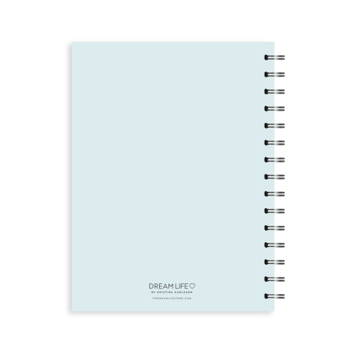A5 Spiral Planner Undated - Plan It Out - Blue