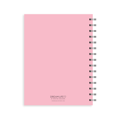 A5 Spiral Planner Undated - Plan It Out - Pink