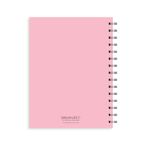 A5 Spiral Planner Undated - Plan It Out - Pink