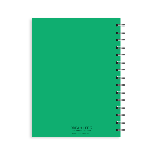 A5 Spiral Journal - Bucket List - Green