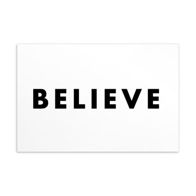 BELIEVE Art Card