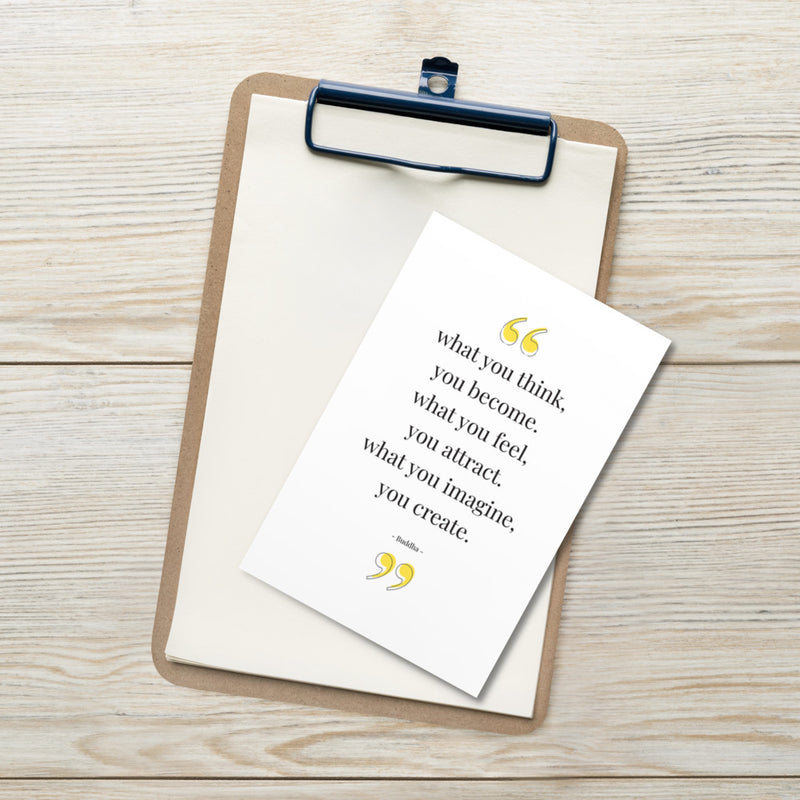 WHAT YOU THINK Art Card