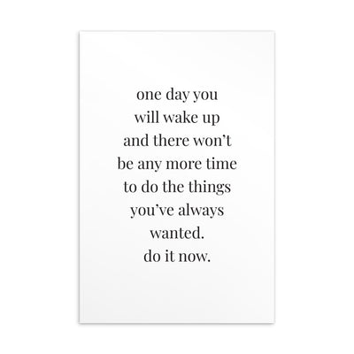 ONE DAY Art Card