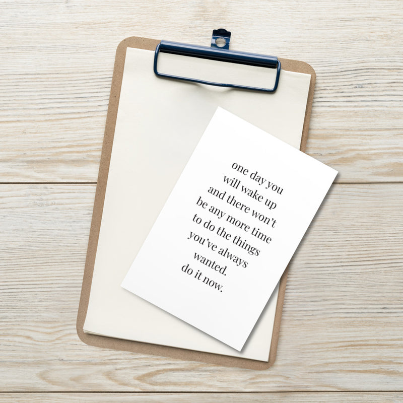 ONE DAY Art Card