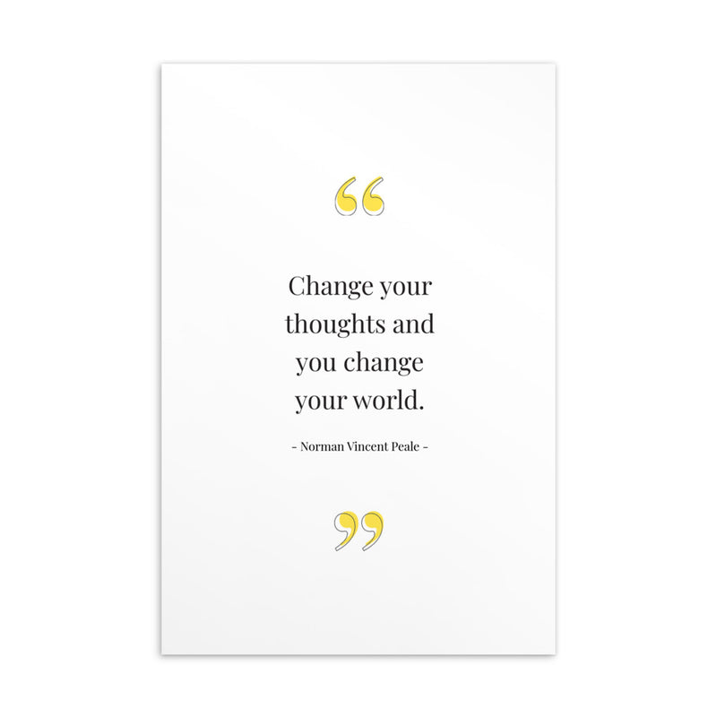CHANGE YOUR THOUGHTS Art Card