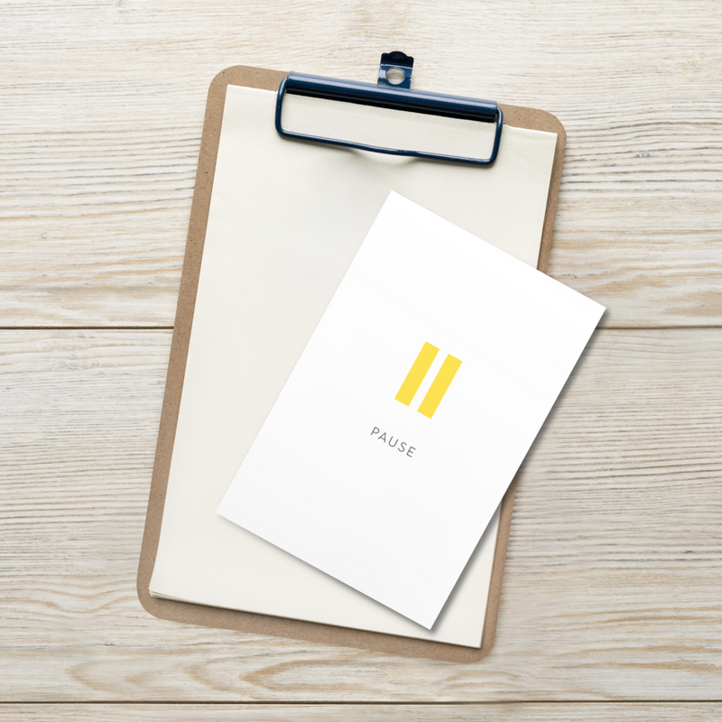 PAUSE Art Card