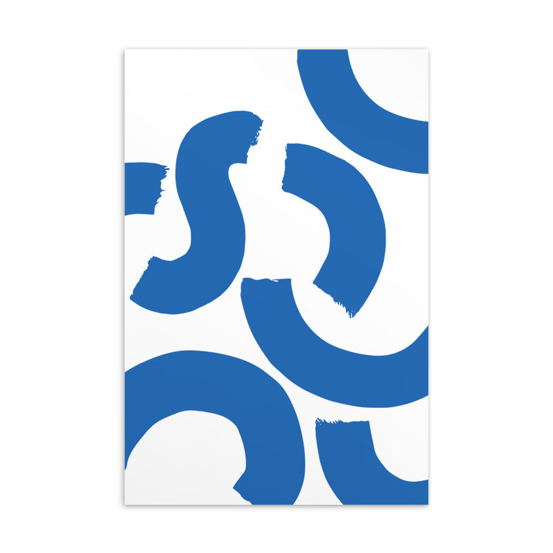 BLUE SQUIGGLE Art Card