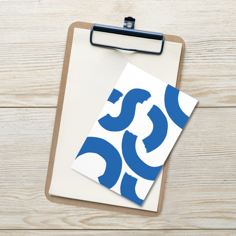 BLUE SQUIGGLE Art Card
