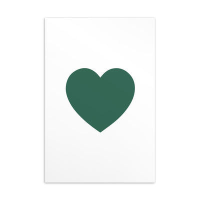 GREEN HEART Art Card