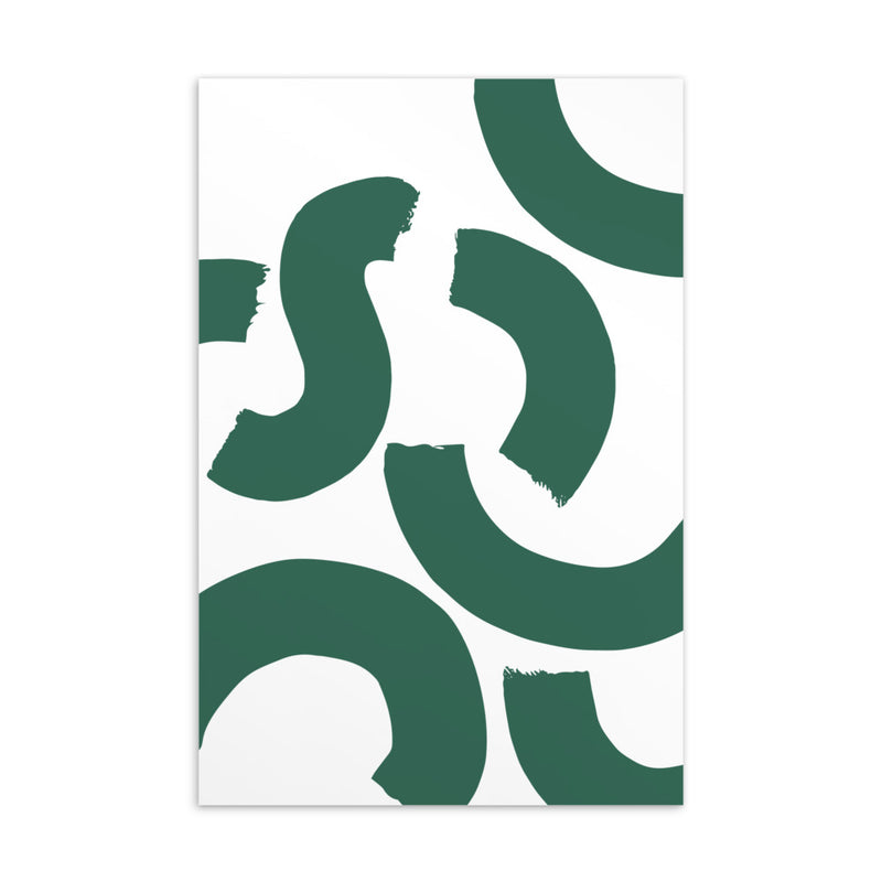 GREEN SQUIGGLE Art Card