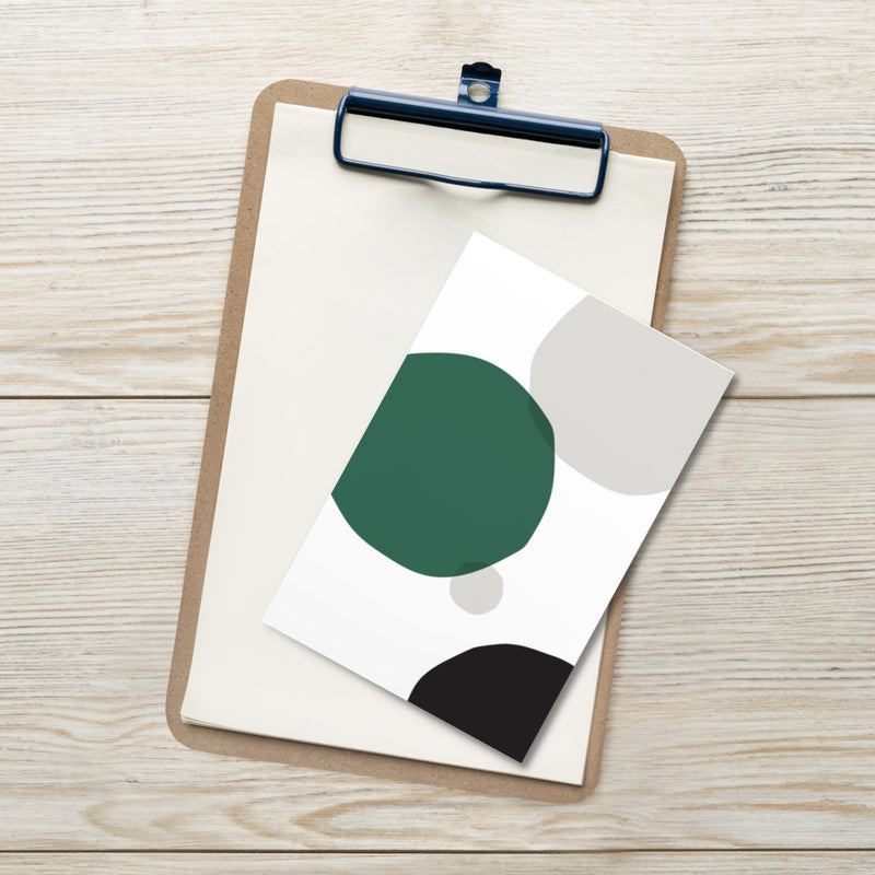 GREEN CIRCLES Art Card
