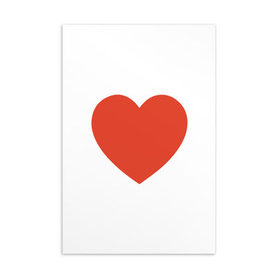 RED HEART Art Card