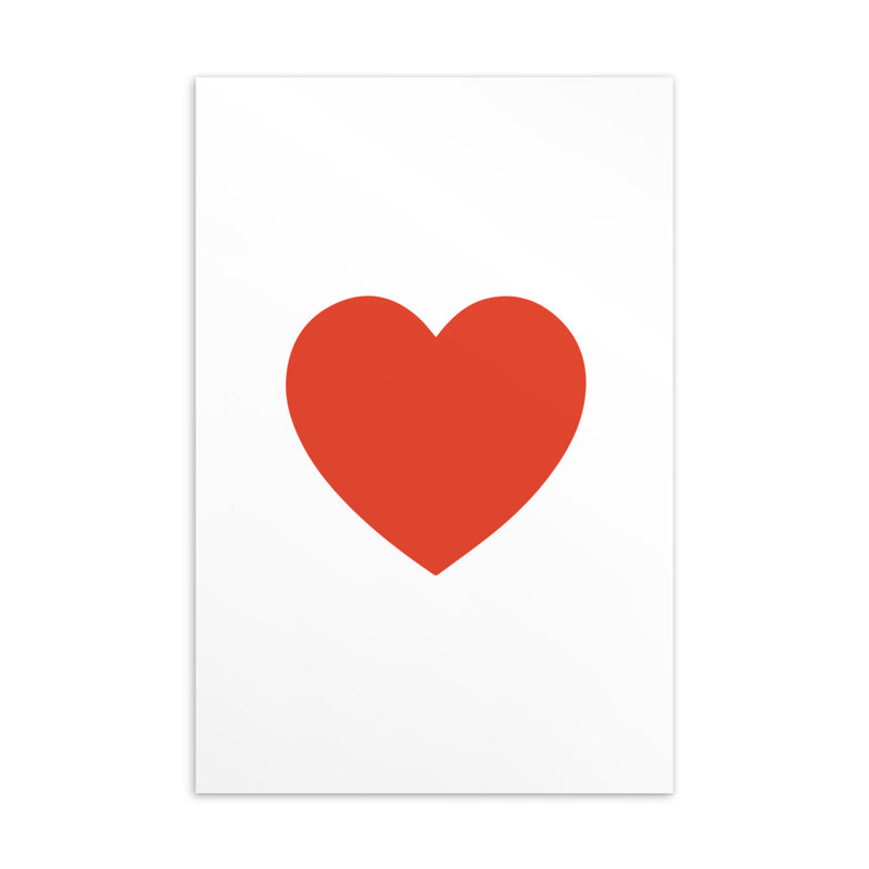 RED HEART Art Card