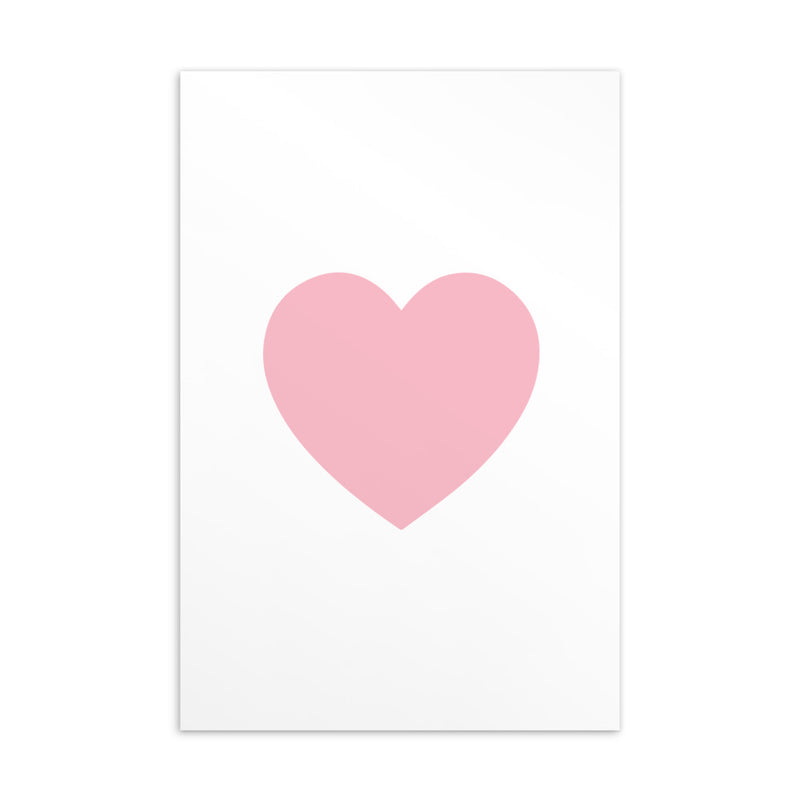 PINK HEART Art Card