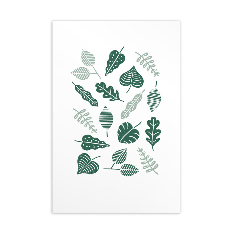 GREEN LEAVES Art Card