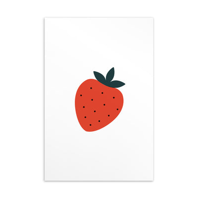 Strawberry Art Card